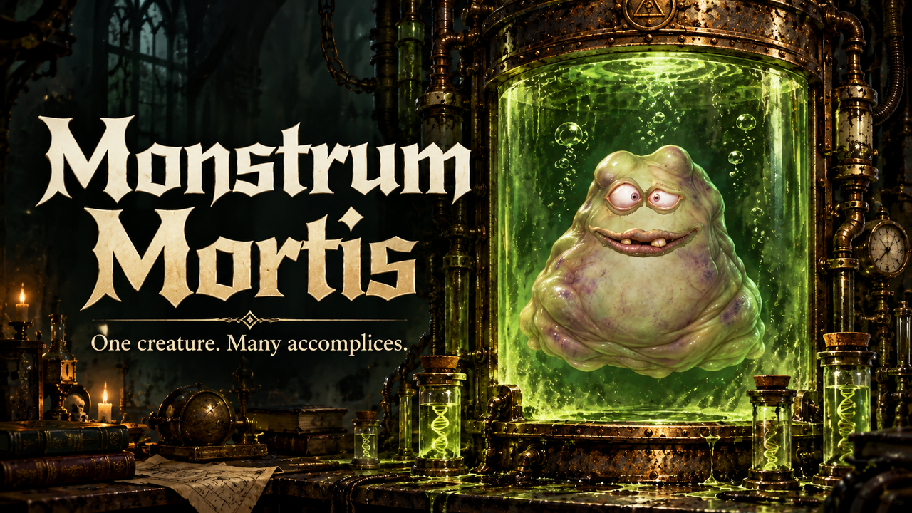 Monstrum Mortis — One creature. Many accomplices.
